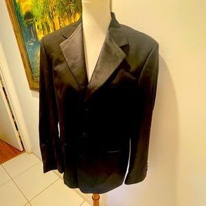Stafford Mens Formal 100% Pure Wool Jacket Satin Trim S-M